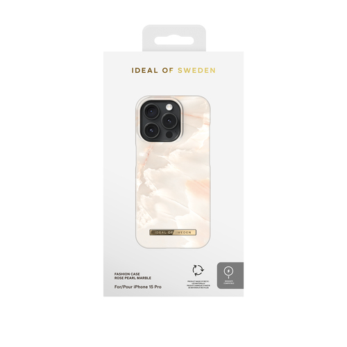 iDeal of Sweden Printed Case MagSafe iPhone 15 Pro Rose Pearl Marble – image 4