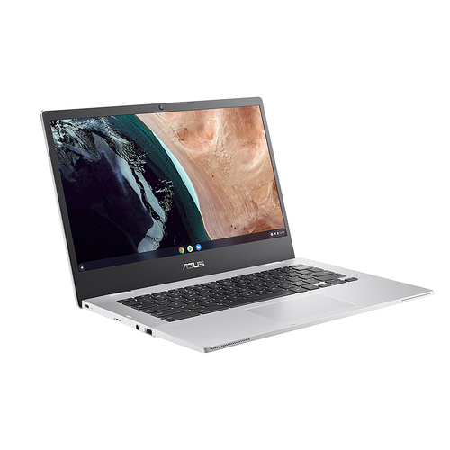 ASUS Chromebook CX1 CX1400CKA-NK0408 Intel® Pentium® Silver N6000 Хромбук 35,6 cm (14") Full HD 4 GB LPDDR4x-SDRAM 128 GB eMMC Wi-Fi 6 (802.11ax) ChromeOS Серебристый