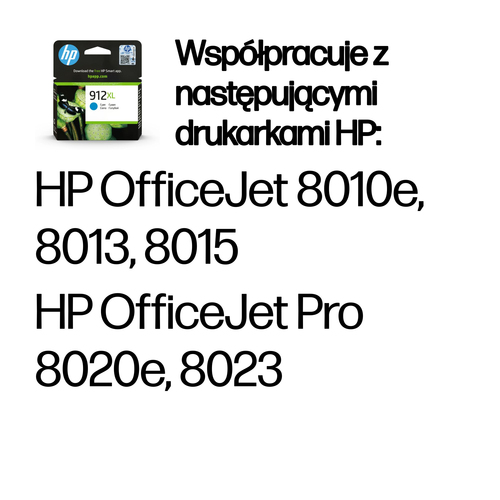 HP Inc. Tusz 912XL Cyan Ink 3YL81AE