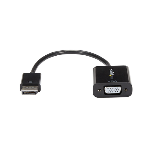 StarTech.com Adaptador de DisplayPort a VGA - Convertidor Activo DP a VGA Vídeo 1080p - Adaptador de Cable DP/DP++ a Monitor VGA - Dongle Conversor DP a VGA - DP 1.2 a VGA