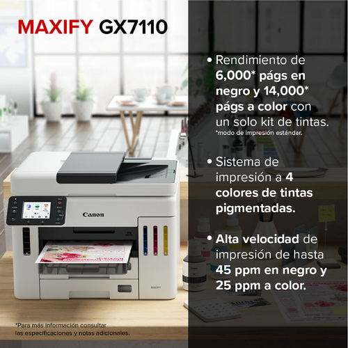 Multifuncionales CANON GX7110
