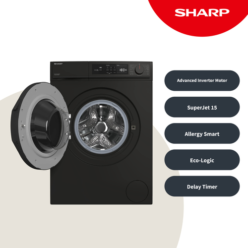 Sharp ES-NFA014BM1NA-EN washing machine – image 3