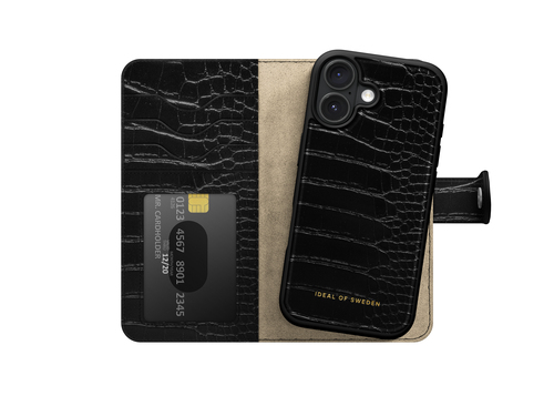 iDeal of Sweden Magnet Wallet+ MagSafe iPhone 17 Black Croco – image 4