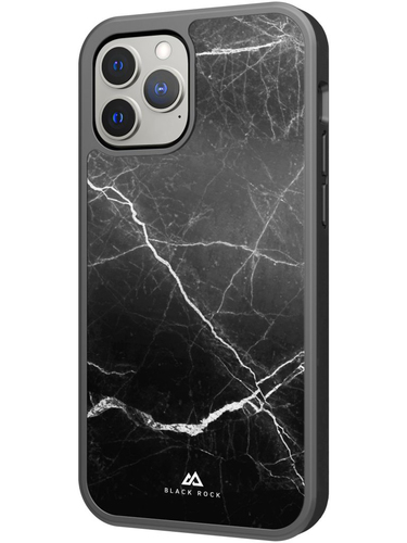 Hama Protective Marble чехол для мобильного телефона 17 cm (6.7") Крышка Черный