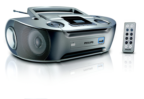 Philips AZ1836/37 garso kolonėlių komplektas namams 2 W Sidabras