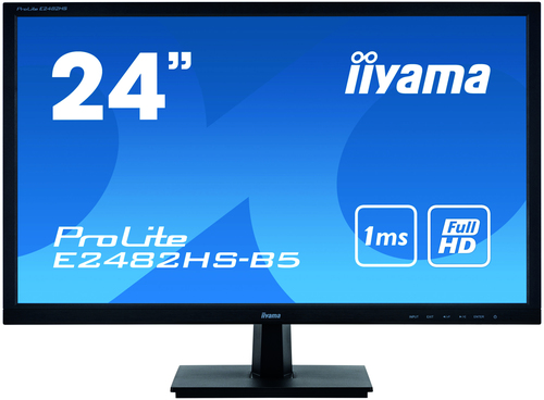 iiyama ProLite E2482HS-B5 монитор для ПК 61 cm (24") 1920 x 1080 пикселей Full HD LED Черный