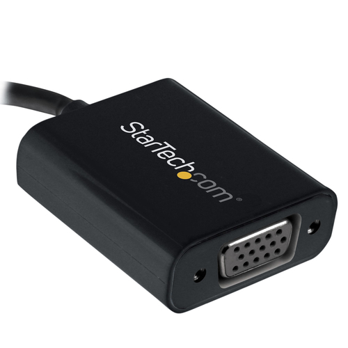 StarTech.com USB-C to VGA Adapter - Black - 1080p - Video Converter For Your MacBook Pro - USB C to VGA Display Dongle (CDP2VGA) USB / VGA adapter 18cm Sort – billede 3
