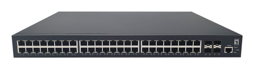 LevelOne 52-Port L3 Lite Managed Gigabit PoE Switch, 802.3af/at PoE, 48 PoE Outputs