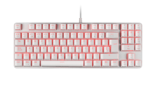Mars Gaming MKREVOPROWRPT White, Mechanical RGB Gaming Keyboard, TKL+ NUM, Red Switch, Portuguese – image 9