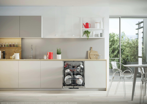 Hoover HI 5C6F0S-80 Full Size Fully Integrated WiFi-enabled Dishwasher, Silver/Grey - image 7