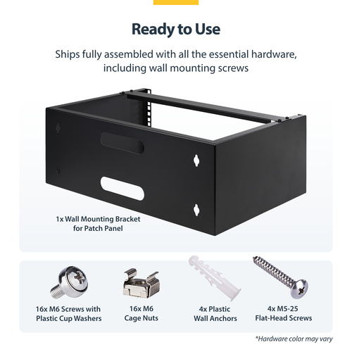 StarTech.com 4U Wall Mount Network Rack – image 8