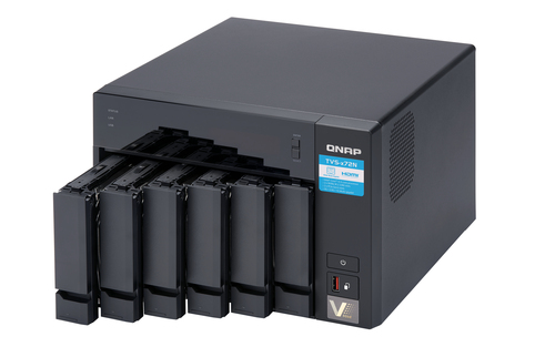 QNAP TVS-672N NAS Tower Intel® Core™ i3 i3-8100T – image 2