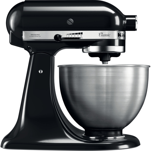 KitchenAid 5K45SSBOB миксер Стационарный миксер Черный, Нержавеющая сталь