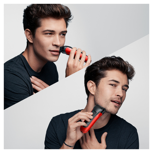 Braun 81640371 men's shaver Foil shaver Trimmer Black, Red – image 6