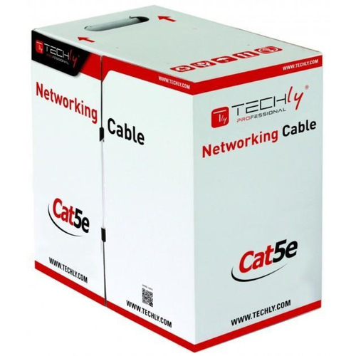 Techly ITP6-STP-IC síťový kabel Šedá 305 m Cat5e F/UTP (FTP)