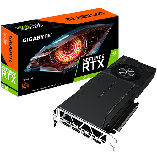 GIGABYTE GV-N3090TURBO-24GD видеокарта NVIDIA GeForce RTX 3090 24 GB GDDR6X
