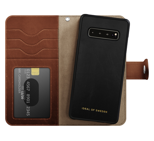 iDeal of Sweden Magnet Wallet+ Galaxy S10+ Brown – image 4