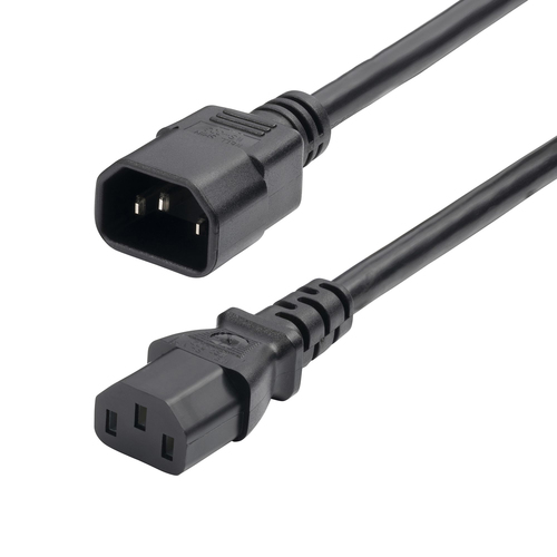 6FT (1.8M) POWER EXTENSION CORD, IEC 60320 C14 TO C13 PDU POWER CORD, 13A 250V,