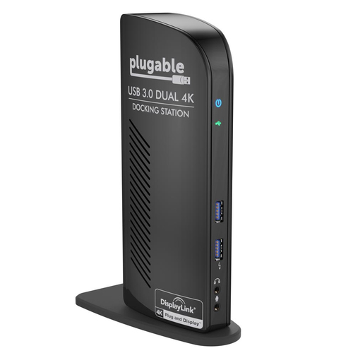 Plugable Technologies UD-6950 laptop dock/port replicator Docking USB 3.2 Gen 1 (3.1 Gen 1) Type-C Black