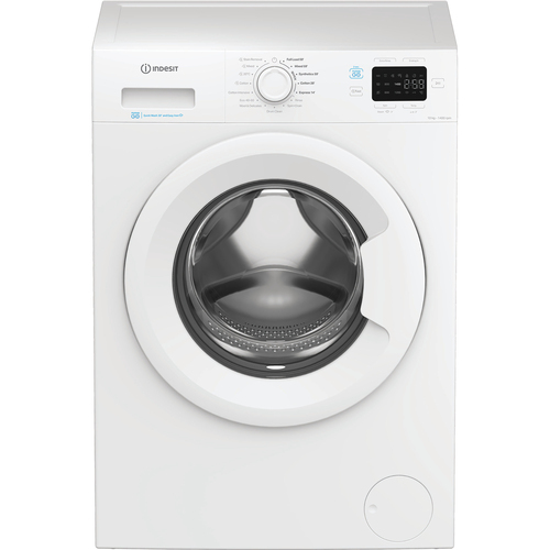 Indesit Push&Go IP 1046 UK 10 kg 1400 Spin Washing Machine - White - image 4