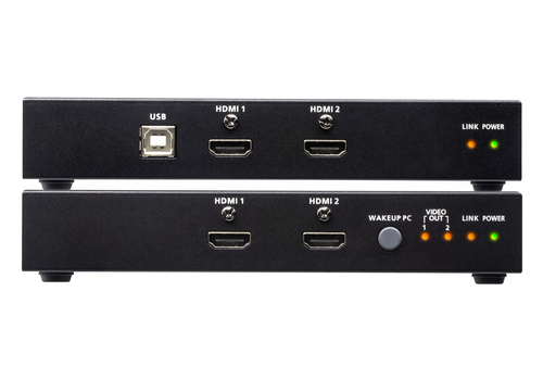 ATEN USB HDMI Dual View HDBaseT 2.0 KVM verlenger (4K@100 m voor Single View), afbeelding 2