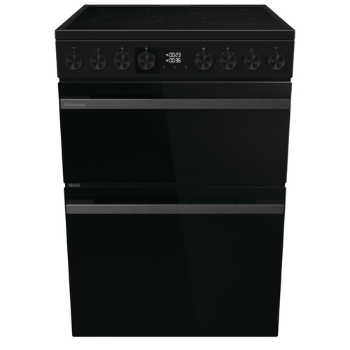 Hisense Hi6 Max 80/50L HDCEC6C20B 60cm Electric Ceramic Cooker - Jet Black, Black - image 1