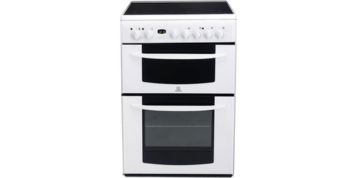 Indesit KD6C35W cooker Freestanding cooker Electric Gas White