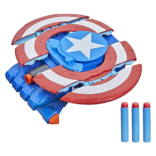 Nerf Marvel Avengers Mech Strike Captain America Role Play
