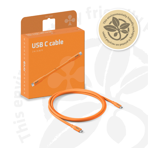 Club3D USB4 Gen 3x2 20Gbps 240W USB Type-C 2m Oranje, afbeelding 7