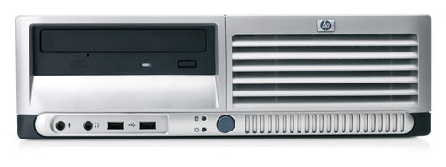 HP Compaq dc7700p Intel Core™2 Duo Processor E6300 2x512M/80G DVD-ROM WXP Pro Small Form Factor PC – image 1