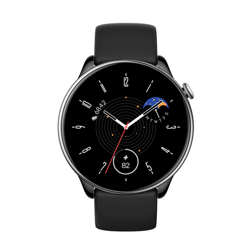 Amazfit GTR Mini 3,25 cm (1.28") AMOLED 42 mm Цифровой 416 x 416 пикселей Сенсорный экран Черный, Серебристый GPS (спутниковый)