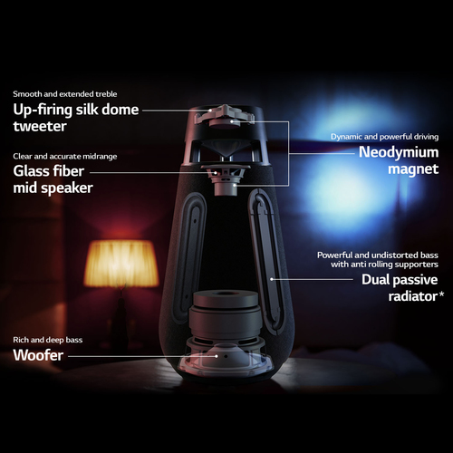 LG XO3QBK.DGBRLLK portable/party speaker Mono portable speaker Black – image 5