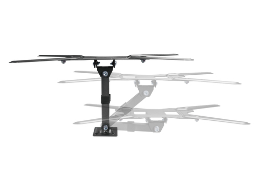 Equip wall mount 23"-55"/1TFT 30kg 1Gelenk Neigung zwart, afbeelding 4