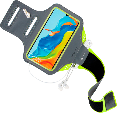 Mobiparts Comfort Fit Sport Armband Huawei P30 Lite Neon Green – image 2