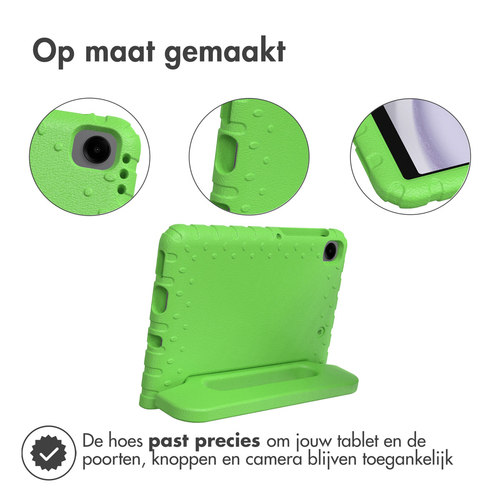 Accezz Kidsproof Backcover met handvat Samsung Galaxy Tab A9 Tablethoesje Groen, afbeelding 4