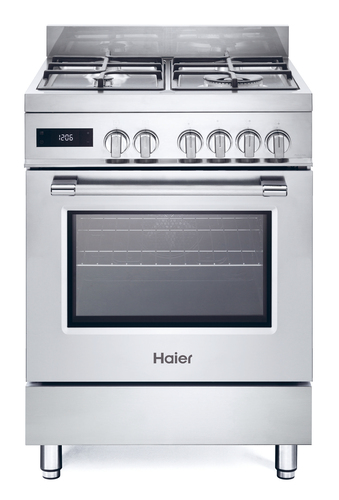 Haier HGM64TC1XS Freestanding cooker Electric Gas Stainless steel