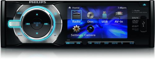 Philips CED230/55 car media receiver Black – image 2