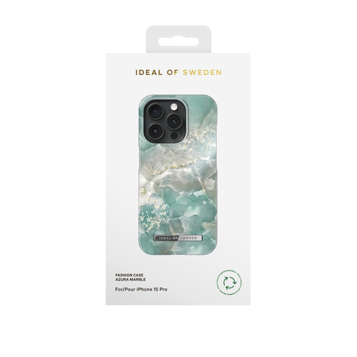 iDeal of Sweden Printed Case iPhone 15 Pro Azura Marble – image 2