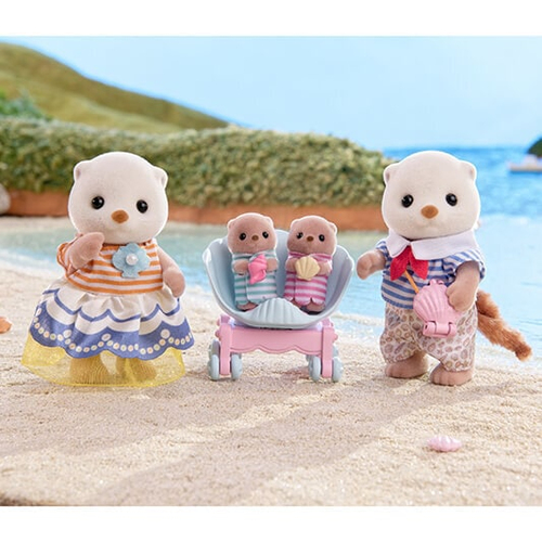 Sylvanian Families - zeeotterfamilie (5803) - poppen en poppenhuizen – Foto 8 van 10