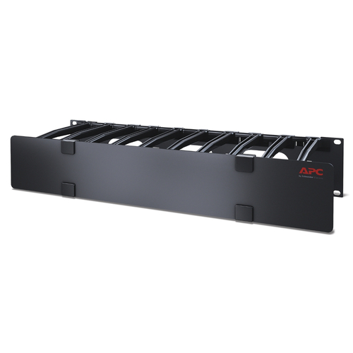 APC Horizontal Cable Manager Single-Sided with Cover - Rekkabelbeheerpaneel met bedekking