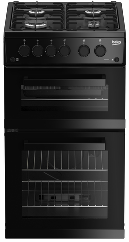Beko KDVG593K 50cm Freestanding Gas Double Oven Cooker