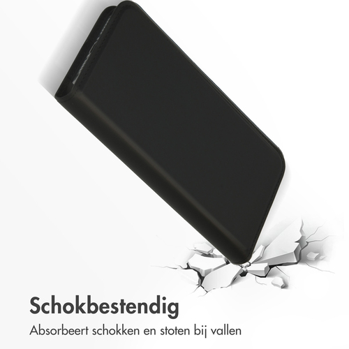 Accezz Premium Leather Slim Bookcase iPhone 15 Pro Max - Zwart, afbeelding 4