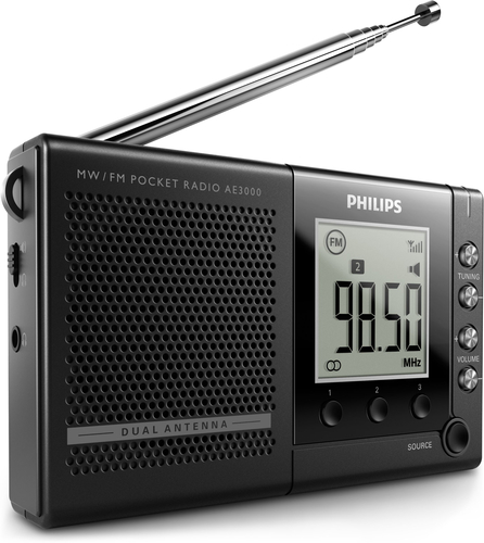 Philips AE3000/93 radio Portable Digital Black