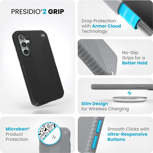 kenmerken: Speck Presidio2 Grip De meest geavanceerde en technologische case ooit ontworpen door Speck Bacteriedodende Microban afwerking (vermindert, afbeelding 10