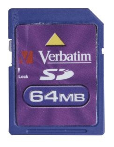 Verbatim Secure Digital Card 64MB