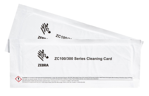 CLEANING CARD KIT (IMPROVED) ZC100/300  2 CARDS