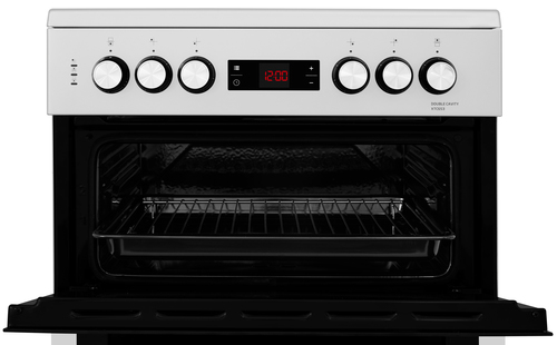 Beko XTC653S cooker Freestanding cooker Electric Ceramic hob Silver – image 3