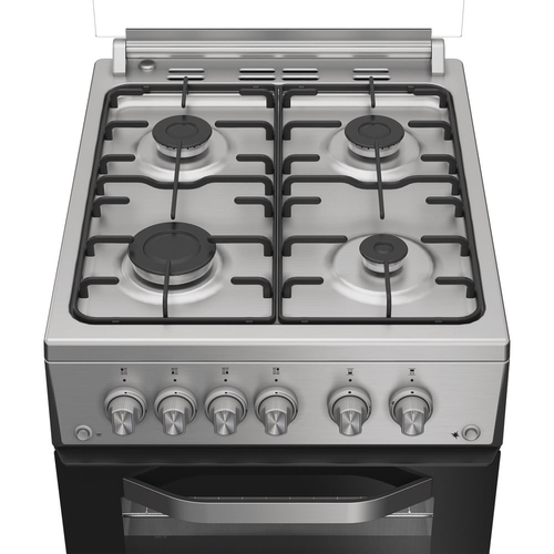 Hotpoint HDG5GCX 50cm Double Oven Gas Cooker with Glass Lid in Stainle - image 5