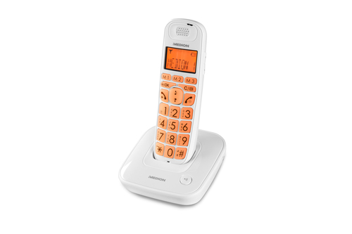 MEDION E63197W DECT telephone Caller ID White – image 5