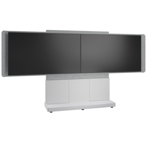Middle Atlantic FM-DS-6675FS-GD8W крепление для телевизора 139,7 cm (55") Белый, Серебристый, Серый